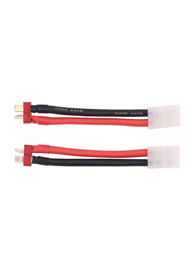 OliRC 3pcs T-Plug Male to Plug for Big Tamiya Female Connector Adapter 12 Gauge 4inch Wire(C69-3) - Image 2